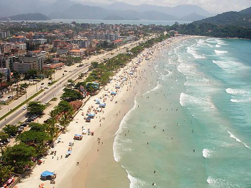Apartamento De Frente Para O Mar Ubatuba Esterno foto